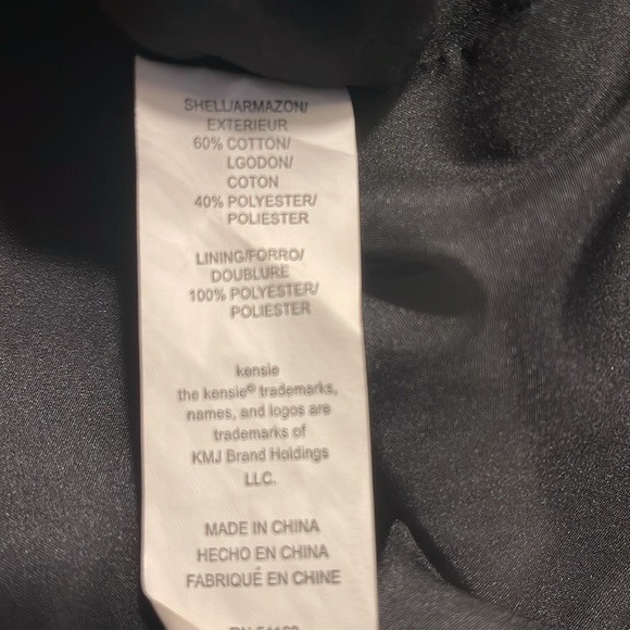 Kensie Black Eyelet Off-Shoulder Lined Dress Size Small PTP 18” EUC Never Worn - Picture 7 of 7